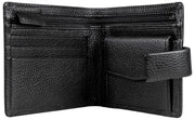 Dents Aire Coin Bifold-Geldbörse – Schwarz