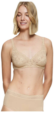 Triumph Amourette BH ohne Bügel – Hautbeige