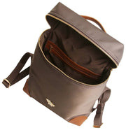 Alice Wheeler London Shoreditch Primrose Leichter Rucksack – Schokoladenbraun