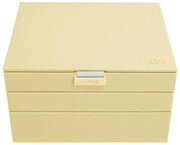 Stackers Klassische Schmuckschatulle – Buttergelb