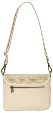 Hindbag Margault gewebte Umhängetasche – Nude Beige
