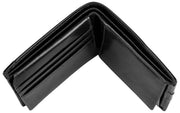 Dents Itchen Coin Bifold-Geldbörse – Schwarz