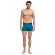Falke Daily Comfort bedruckte 2er-Pack Boxershorts – Blaugrün