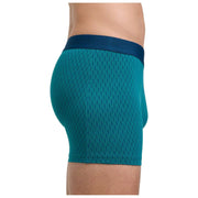 Falke Daily Comfort bedruckte 2er-Pack Boxershorts – Blaugrün