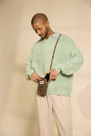 Hindbag Bill Handytasche – Leopard Zimtbraun