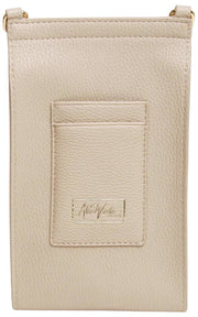 Alice Wheeler London Mini Bloomsbury Umhängetasche – Steinbeige
