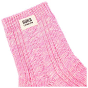 Roka Wallace Crew Socken – Pink Carnation