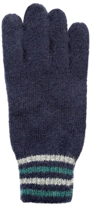 Dents Salcombe Rippstrickhandschuhe – Marineblau