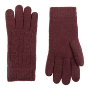 dents-cable-knit-gloves---damson-burgundy-34477676