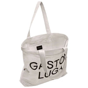 Gaston Luga Canvas-Einkaufstasche – Wolkencreme