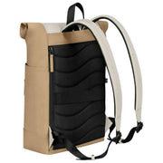 Gaston Luga Splash Rolltop 14" Rucksack – Latte Brown/Cloud Cream