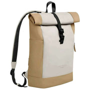 Gaston Luga Splash Rolltop 16" Rucksack – Latte Brown/Cloud Cream