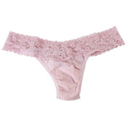 Hanky Panky Signature Lace 3er-Pack Original Rise Thongs – Blushing Rose/Marine/Celeste Blue