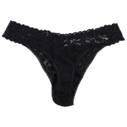 Hanky Panky Signature Lace 3er-Pack Original Rise Thongs – Chai/Schwarz/Dunkler Granatapfel