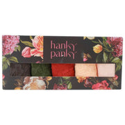 Hanky Panky Signature Lace 5er-Pack Low-Rise-Tangas – Granit/Woodland/Clay Ole/Dunkler Granatapfel/Vanille