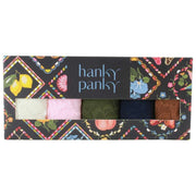 Hanky Panky Signature Lace 5er-Pack Low-Rise-Tangas – Marshmallow/Bliss/Boysenberry/Navy/Macchiato