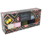 Hanky Panky Signature Lace 5er-Pack Low-Rise-Tangas – Marshmallow/Bliss/Boysenberry/Navy/Macchiato