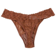Hanky Panky Signature Lace 5er-Pack Original Rise Thongs – Marshmallow/Bliss/Boysenberry/Navy/Macchiato