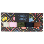 Hanky Panky Signature Lace 5er-Pack Original Rise Thongs – Marshmallow/Bliss/Boysenberry/Navy/Macchiato