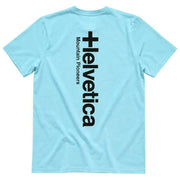 Helvetica Mountain Pioneers Faro 2 T-Shirt - Himmelblau