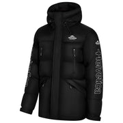 Helvetica Mountain Pioneers Himalaya Parka mit Kapuze – Schwarz