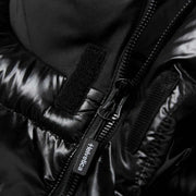 Helvetica Mountain Pioneers Pinto 2 Daunenjacke mit Kapuze – Schwarz
