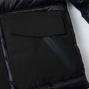 Helvetica Mountain Pioneers Queyras Hodded Daunenjacke – Schwarz