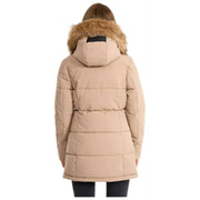 Helvetica Mountain Pioneers Sarah Kapuzenparkajacke – Taupe Beige