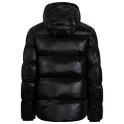Helvetica Mountain Pioneers Silver 2 Daunenjacke mit Kapuze – Schwarz