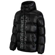Helvetica Mountain Pioneers Silver 2 Daunenjacke mit Kapuze – Schwarz