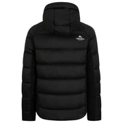 Helvetica Mountain Pioneers Sniper Daunenjacke mit Kapuze – Schwarz