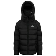 Helvetica Mountain Pioneers Sniper Daunenjacke mit Kapuze – Schwarz