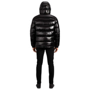 Helvetica Mountain Pioneers Space-Kapuzenjacke – Schwarz