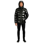 Helvetica Mountain Pioneers Space-Kapuzenjacke – Schwarz