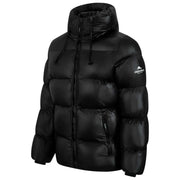 Helvetica Mountain Pioneers Summit Daunenjacke mit Kapuze – Schwarz
