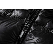 Helvetica Mountain Pioneers Summit Daunenjacke mit Kapuze – Schwarz