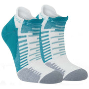 Hilly Active Socklets - Teal Green/White