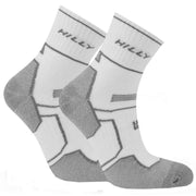 Hilly Twin Skin Anklet Socks - White/Grey Marl