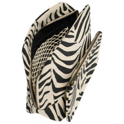 Hindbag Alix Extra großer Kulturbeutel – Ecru Zebra