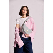 Hindbag Andrea Half Moon Bag – Blaue Streifen
