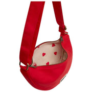Hindbag Andrea Half Moon Bag – Karminrot