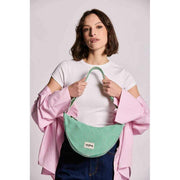 Hindbag Andrea Half Moon Bag – Grüne Streifen
