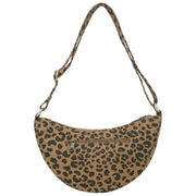 Hindbag Andrea Half Moon Bag - Leopard Zimtbraun