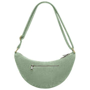Hindbag Andrea Half Moon Bag – Samt Mintgrün