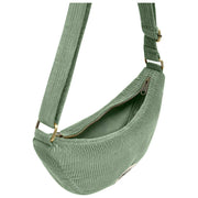 Hindbag Andrea Half Moon Bag – Samt Mintgrün