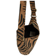 Hindbag Andrea Half Moon Bag – Zebra Zimtbraun