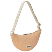 Hindbag Andrea Woven Half Moon Bag – Korallenrot