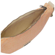Hindbag Andrea Woven Half Moon Bag – Korallenrot