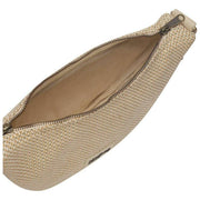 Hindbag Andrea Woven Half Moon Bag – Nude Beige