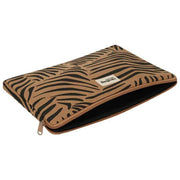Hindbag Ava Mittelgroße 15-Zoll-Laptoptasche – Zimt-Zebra-Braun
